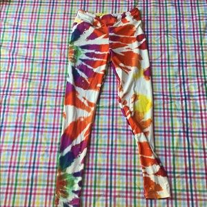 Tie dye leggings- one size